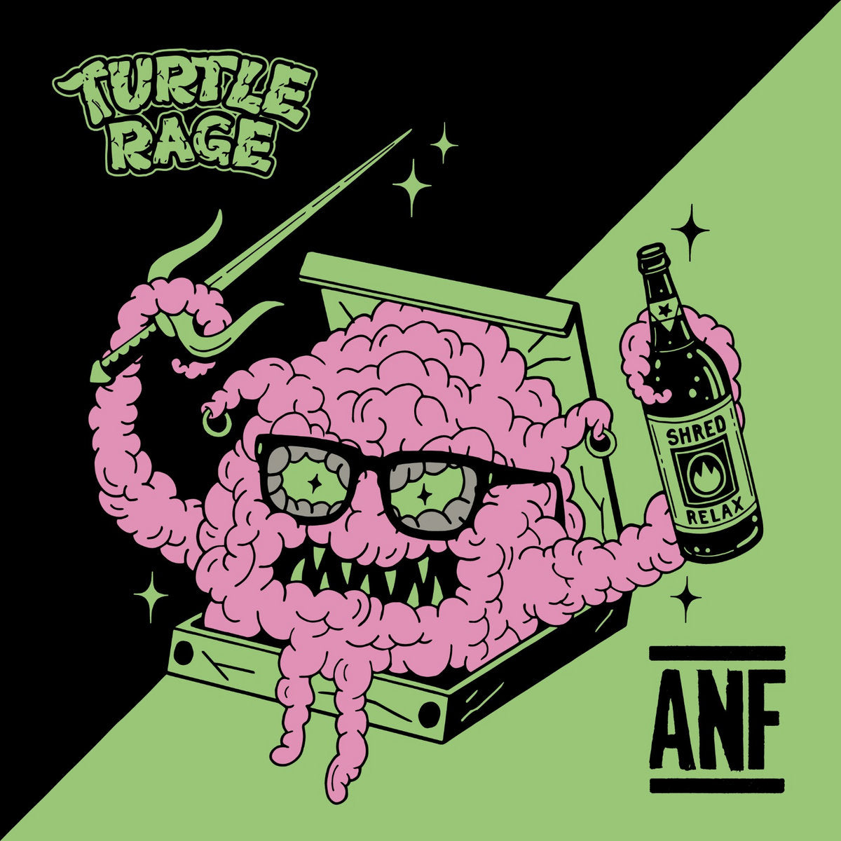 Turtle Rage / ANF - Split 7"